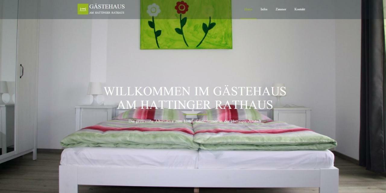 Gaestehaus Am Hattinger Rathaus Hattingen Exterior foto